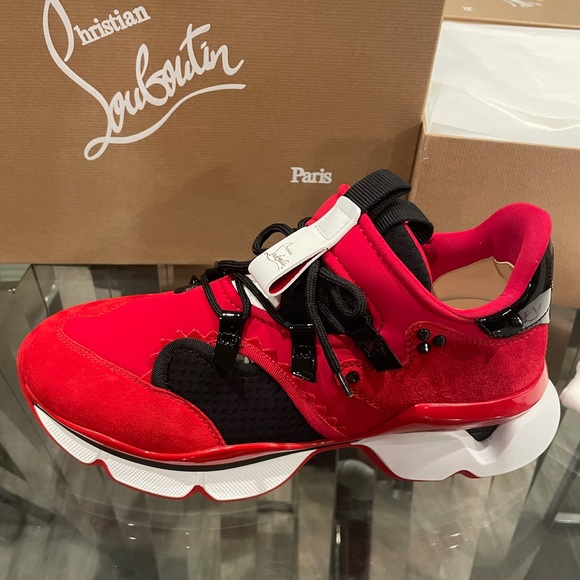 ♥️RED RUNNER! CHRISTIAN LOUBOUTIN SNEAKERS♥️ - Picture 10 of 10